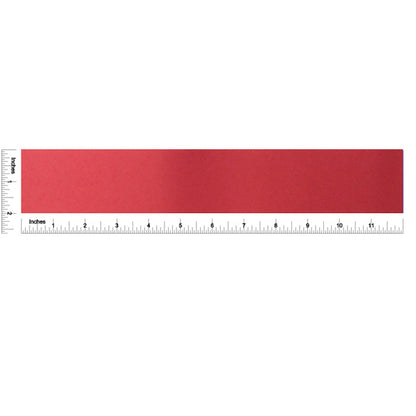 RED Anodized Aluminum Bracelet Strip / 12 x 2 Inch / 20 Gauge